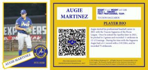 Augie Martinez NFT baseball trading card 2021 Houston Apollos