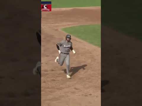 Hemmanuel Rosario goes DEEP for the Brockton Rox! Play of the Day May 25 #baseball #frontierleague