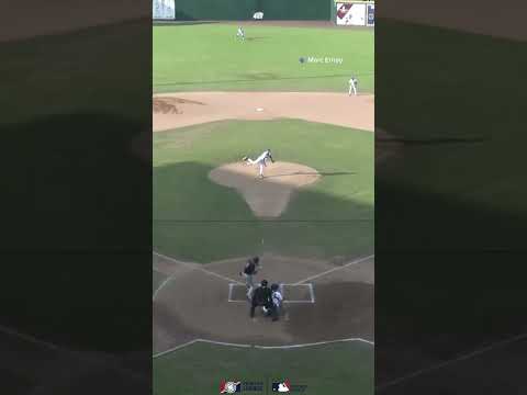 Isaac Bellony dives to make a spectacular catch! Play of the Day May 31 #baseball #frontierleague